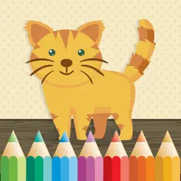 图画书 ：猫的孩子 学画画 。