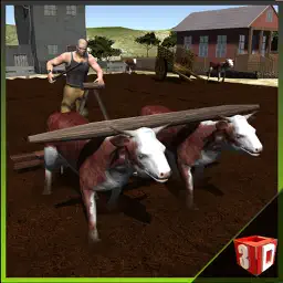 牛市车养殖模拟器 - 布洛克骑马或赛车模拟游戏